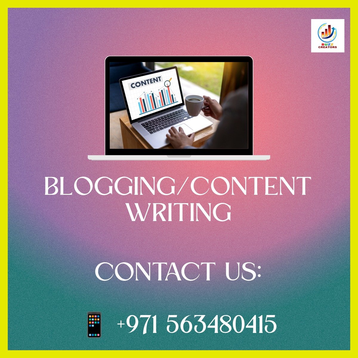 _BuzzCreators's tweet photo. At Buzz Creators Digital Media, we craft engaging, creative, and SEO-friendly content that captures attention and connects your brand with the right audience. 

Contact Us:

📱 +971 563480415
📩 info@buzzcreators.ae
🌐 https://t.co/Senp2s5T4K

#BuzzCreators
#Blogging https://t.co/pxdvUFJ3NF