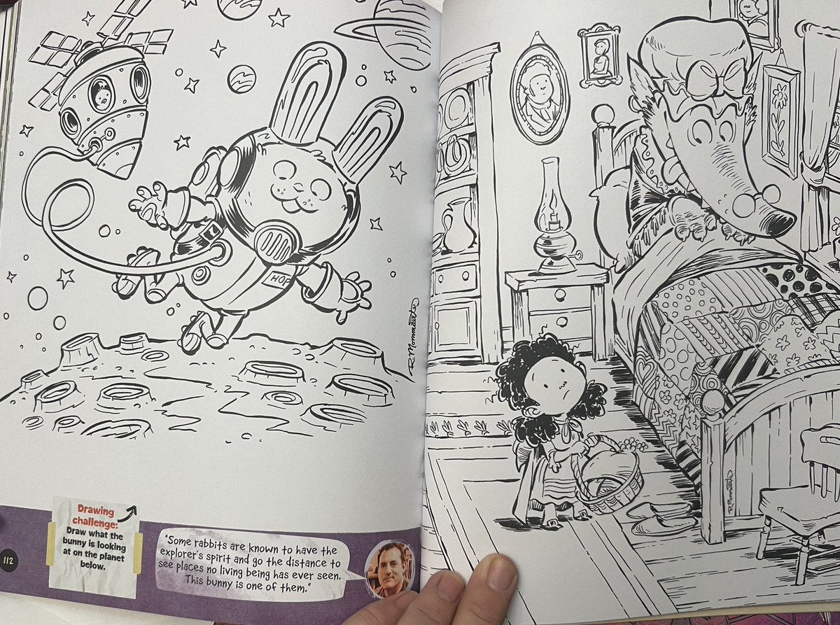 AXECOP's tweet photo. I’m super excited about one of our newest artists Robb Mommaerts. His drawings have the joy of man who was incredibly disciplined in his craft and yet never forgot how to think like a kid. There is a whole batch of coloring pages by him in our recent volume. https://t.co/oWWURHGid8