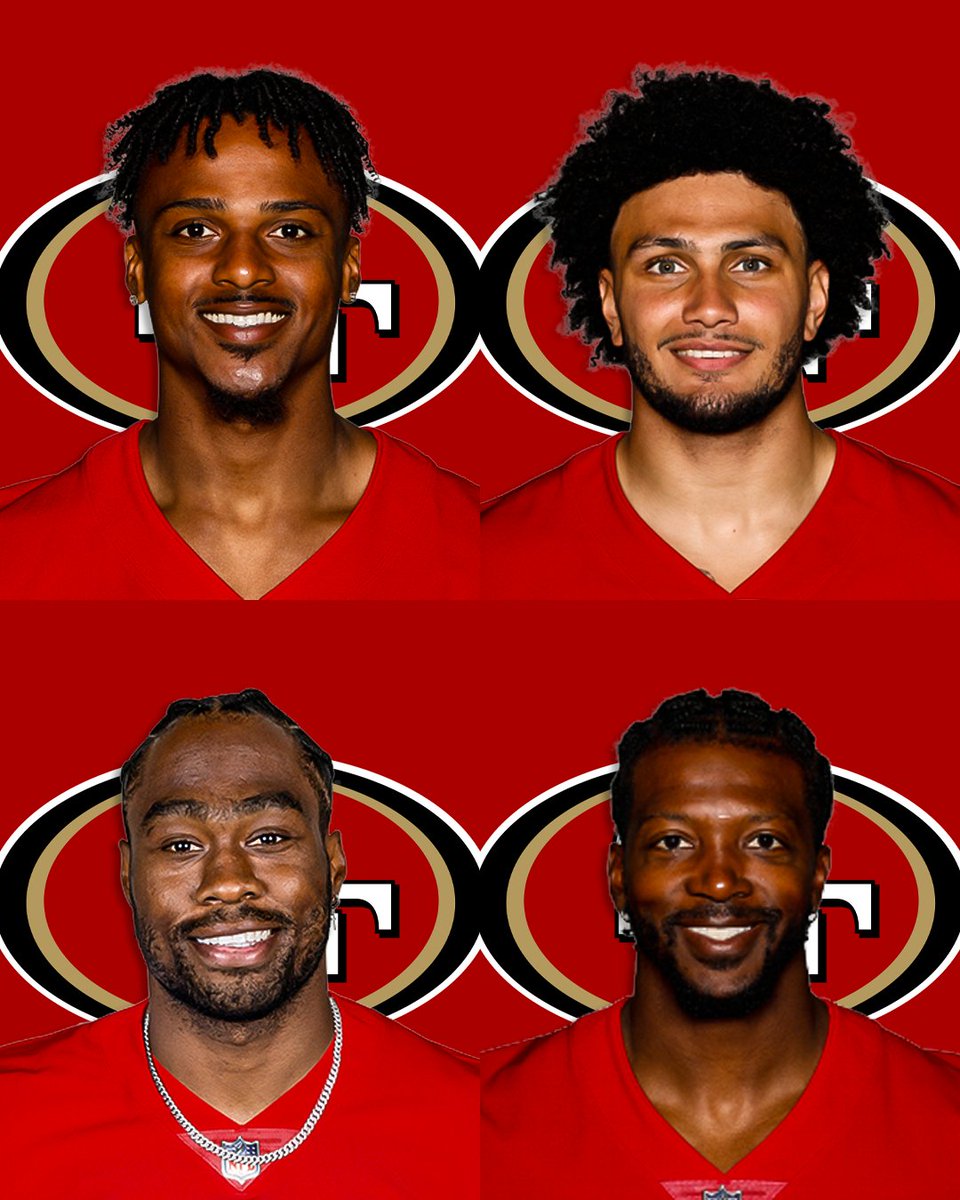 DKNetwork's tweet photo. The 49ers' current healthy WRs this season:

🔴 Jacob Cowing – 7 receptions
🔴 Jordan Watkins – 3 receptions
🔴 Brandin Cooks – 2 receptions
🔴 Malik Turner – 0 receptions

This might be Brock Purdy's toughest test yet 😳 https://t.co/XdeidL1uIr