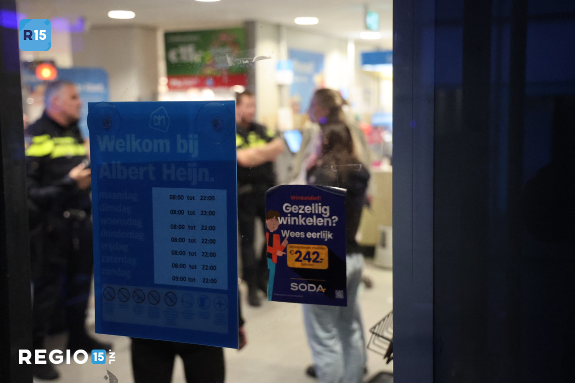 Gewonde en 3 aanhoudingen na steekpartij in Albert Heijn