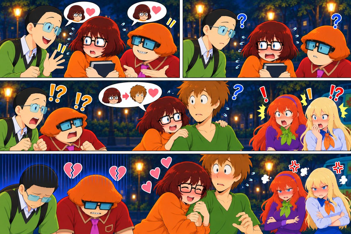 marcas1998game1's tweet photo. #gender_change #Scooby_Doo #Scoobydoo #Shaggy #daphne #velma https://t.co/e5JJmcoVuU