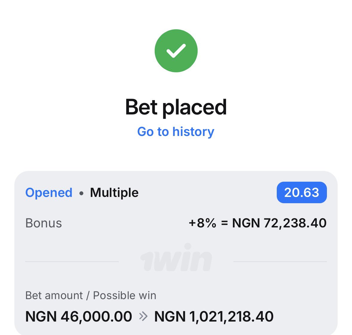 lordshipszn's tweet photo. Just 20 Odds
Midnight Basketball🫩
Wake up to 1meter🥶🏆

Game Code: 8bUXqrd9
Game Link 🔗 https://t.co/W4kQC8zsmK

Register⬇️
🇳🇬 https://t.co/lgMqbv5VM3
Register now and get 75% of your first deposit as Free Bet immediately🎁

How to Deposit on 1win⬇️
https://t.co/Mz66gZrgoF
Use “LORDSHIP” as promo code.