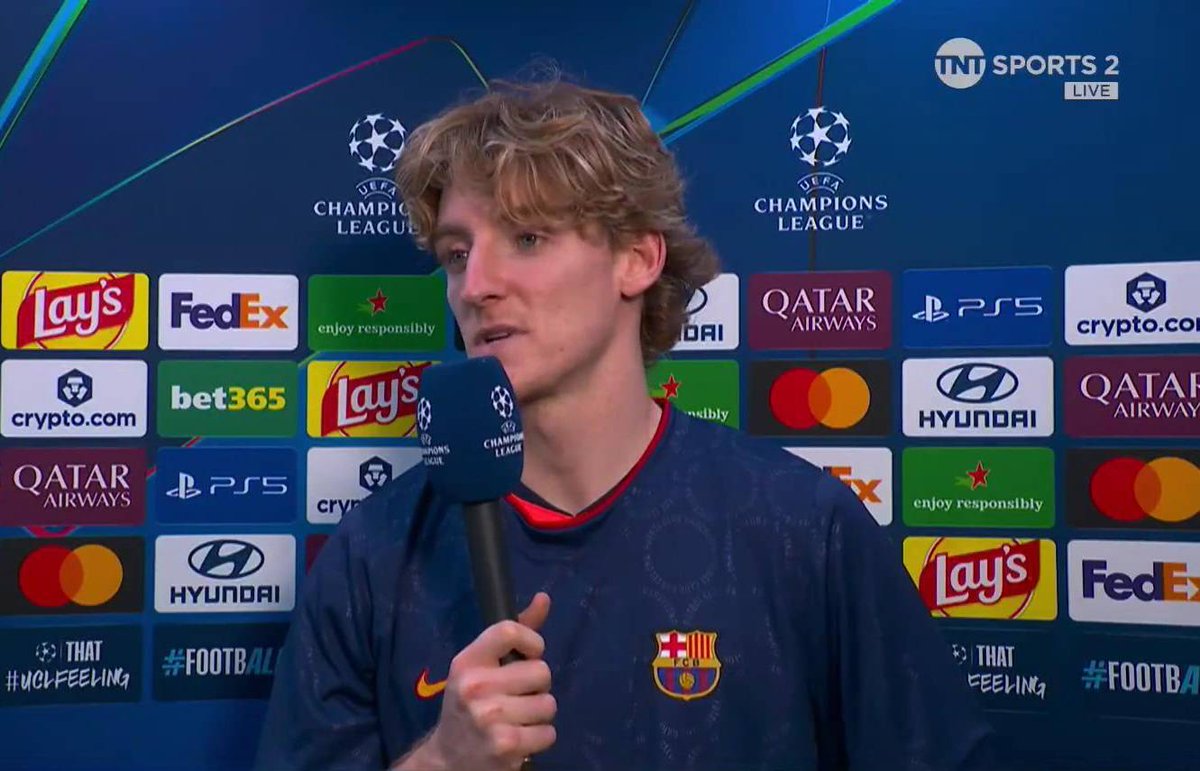 BarcaTimes's tweet photo. 🚨🎙️| Anthony Gordon: “I don't think I was good tonight, like the whole team. I think we want to perform better. I know I was NOT at my best.” #fcblive https://t.co/1KqhgKArHf