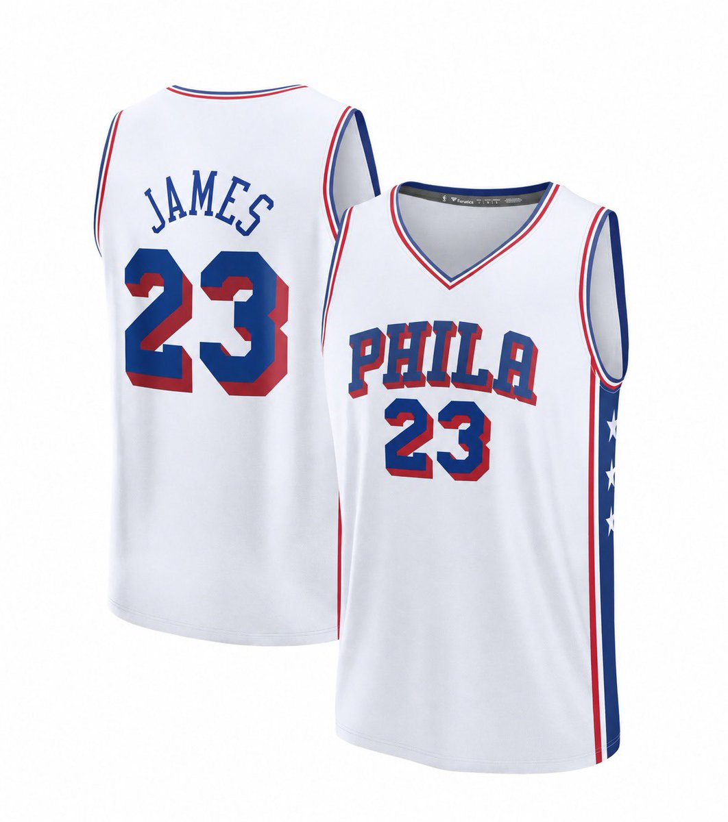76ersMuse's tweet photo. 🚨 SIXERS JERSEY GIVEAWAY 

To enter:

1️⃣ Follow @76ersMuse and @Novig
2️⃣ Comment your prediction for the EXACT final score of Sixers vs. Knicks
3️⃣ Retweet and like the post

🎯 You MUST predict the exact final score correct for a chance to win! https://t.co/mGVdcFlBGu