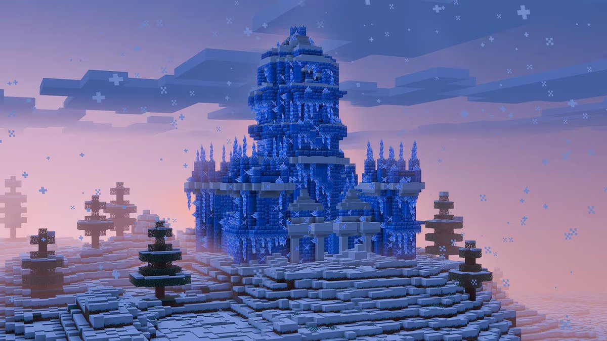denfaminicogame's tweet photo. 『マインクラフト』深い青色が美しい「氷のレンガブロック」が登場。最新スナップショットが公開
https://t.co/FZjgfFcuB2

氷塊4つからクラフト可能。ハーフブロックや階段などにも加工でき、氷を使った建築の幅がさらに広がる。通常の氷ブロックには環境音も追加 https://t.co/6wR03Jl3mt
