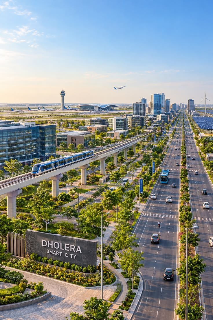india_techx's tweet photo. Dholera is emerging as a major part of India’s ambition to become a global manufacturing hub.

🔹 Tata’s semiconductor fabrication project
🔹 Planned airport and improved connectivity
🔹 Smart industrial infrastructure
🔹 Potential for electronics manufacturing and jobs

India’s future will depend on building world-class cities that produce, innovate and compete globally.

#Dholera #Semiconductors #MakeInIndia