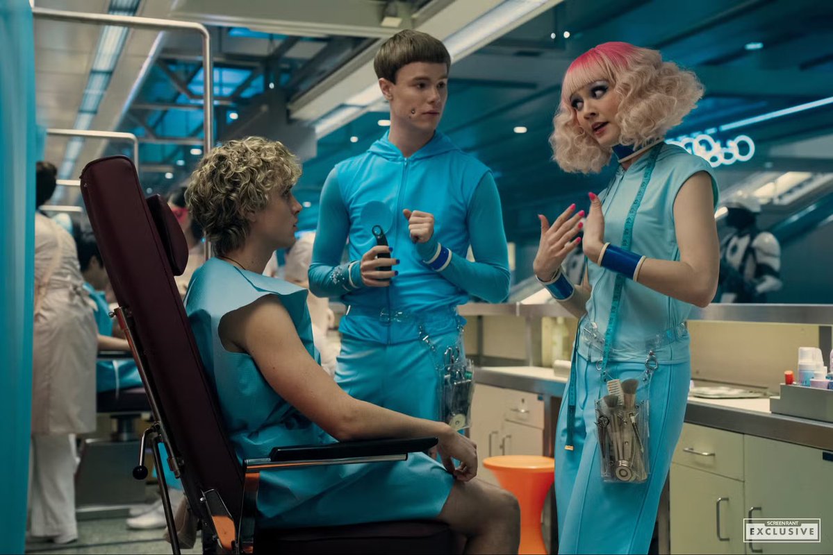 panempropaganda's tweet photo. New stills from ‘THE HUNGER GAMES: SUNRISE ON THE REAPING.’

Featuring Haymitch, Maysilee, Lou Lou, Louella, Wyatt, Ampert, Proserpina, Vitus, and more.

In theaters November 20.

(via @ScreenRant) https://t.co/GZh73oSKxo