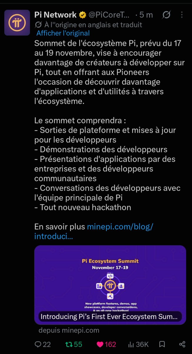 CrytoelDg's tweet photo. Présentation d'applications par des entreprises et des développeurs communautaire 💥💥💥💥💥🥂🍾👏✔️ https://t.co/0oSJNneKEz