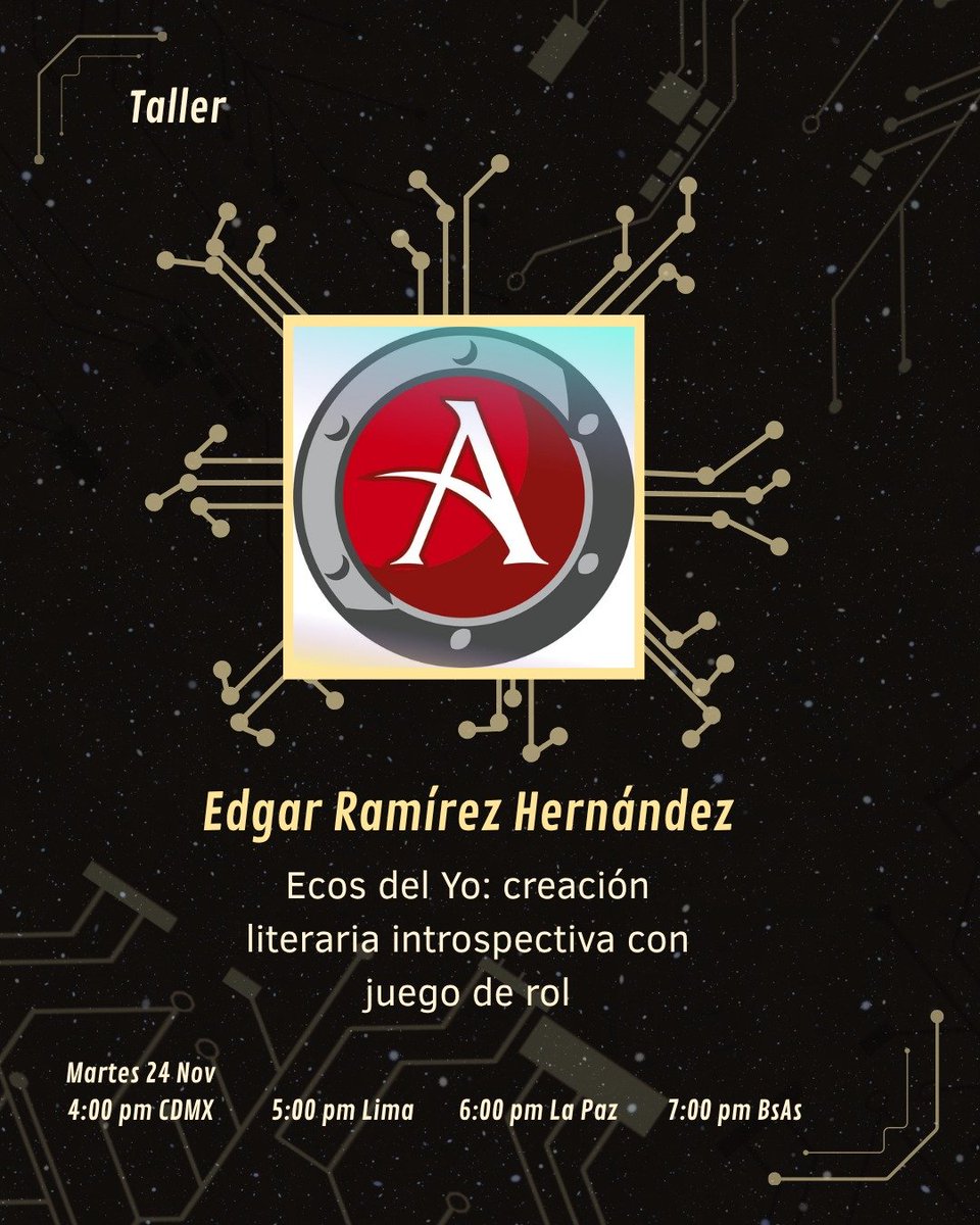 ForoLayout's tweet photo. En el taller del Master Edge, tendremos la oportunidad de usar los juegos de rol para explorar un poco más quienes somos. Sumate para ver una de las formas más interesantes de experimentar el juego de rol.
#gaming #rol #Tabletop https://t.co/08zaYu0K0f