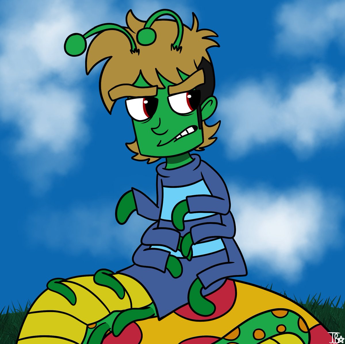 Skittlesarcade's tweet photo. Day 20 of #pennyarcadetober Tychopillar!
#pennyarcade https://t.co/IwmZDTHssh