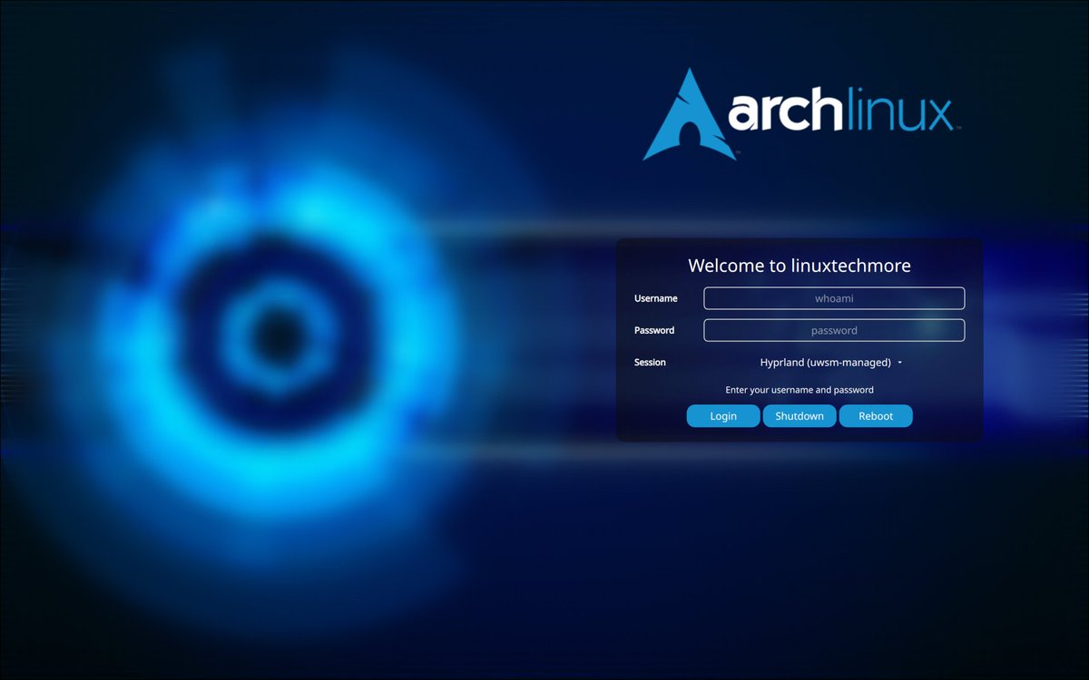 linuxtechmore's tweet photo. If you use #SDDM on #ArchLinux, your setup deserves an elegant theme.

Built on native #Qt6 and modern #QML, Elegant SDDM gives your login screen a sleek, minimalist aesthetic with zero bloat.

Repo: https://t.co/2jquLcnnE8
Support: https://t.co/PaApAmHF23 https://t.co/gI2EPGT3Bw