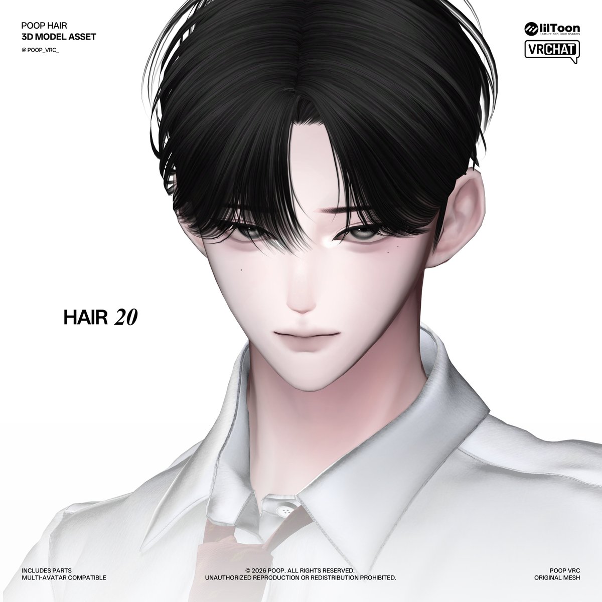 Poop_vrc_'s tweet photo. ✦ HAIR 19・ 20 ✦

✦ RT + Follow Gift Event / 各4名様 ✦  
✦ 10/21 ～ 10/24 ✦

HAIR 19・20  それぞれ4名様にプレゼント！

19 HAIR BOOTH : https://t.co/icXIJ6jJcs
20 HAIR BOOTH : https://t.co/Fn2uizHlHH

#VRC #VRChat #Poop_booth https://t.co/ZWZoqTKRtO