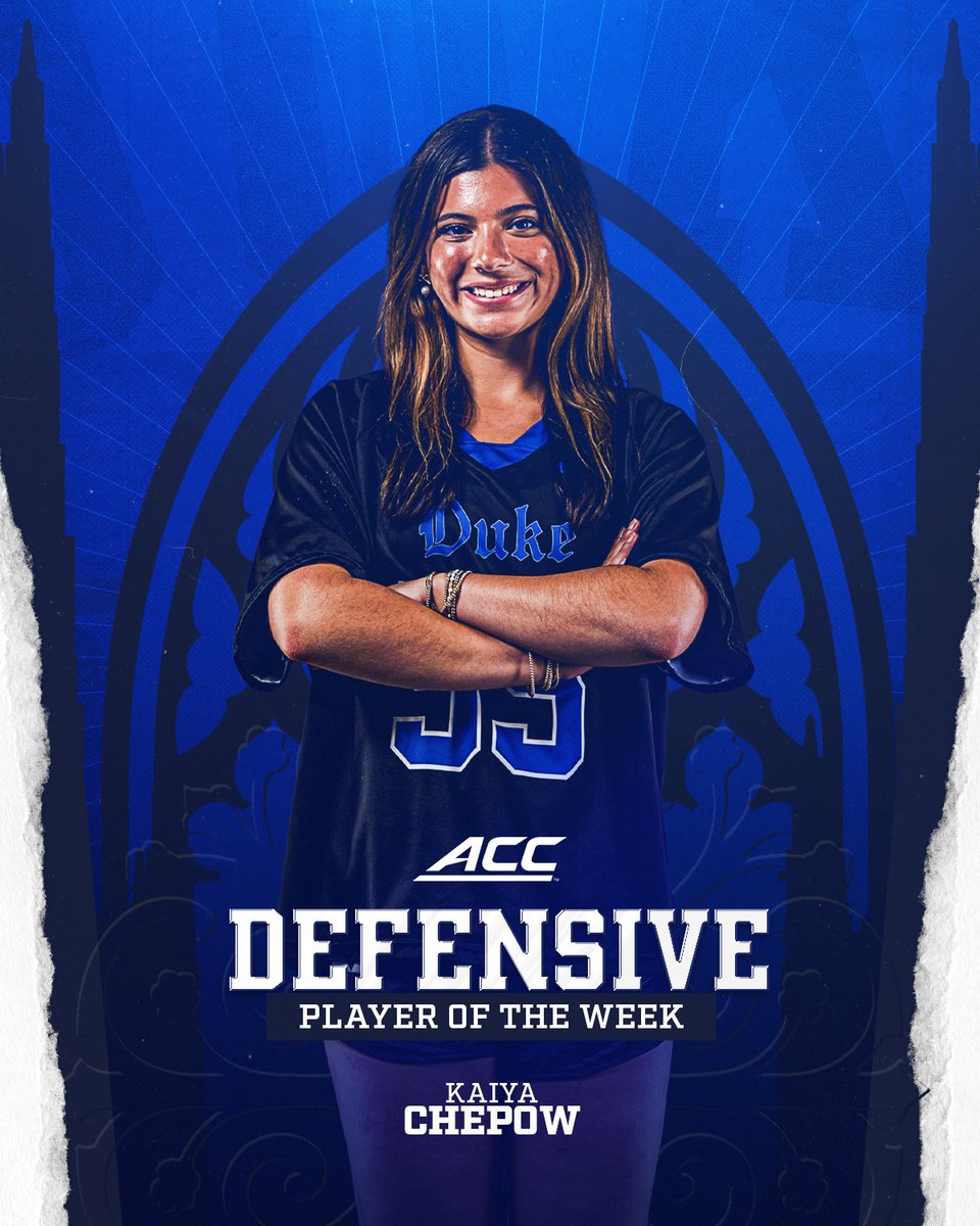 DukeFH's tweet photo. Kaiya is once again ACC Defensive Player of the Week 🤩🤩

Our queen! 👑

#GoDuke #DukeTrue https://t.co/TyJSFzHiza