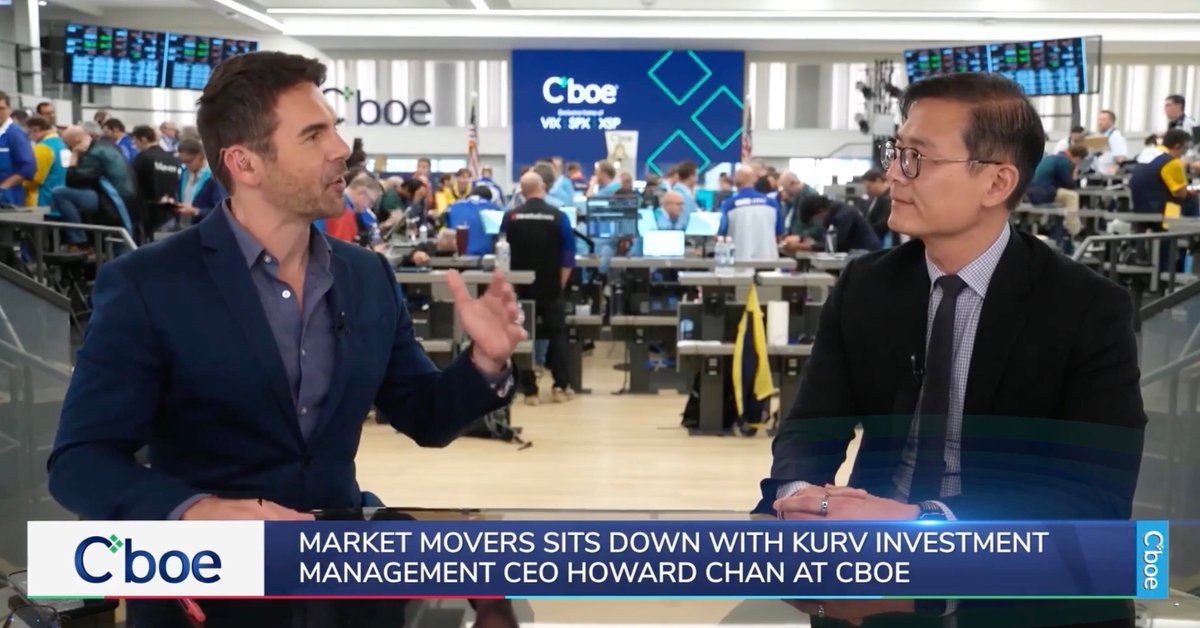 HowardFChan's tweet photo. Great conversations in Chicago on the future of active ETFs!

I joined CFA Society Chicago's Vault Series for a panel on innovation, income, and asset allocation, alongside a memorable bell ringing at Cboe. 

I also spoke with Mark Payton at FINTECH TV about navigating market opportunities as the Fed balances growth and inflation.

Looking forward to continuing the conversation as the ETF landscape evolves.