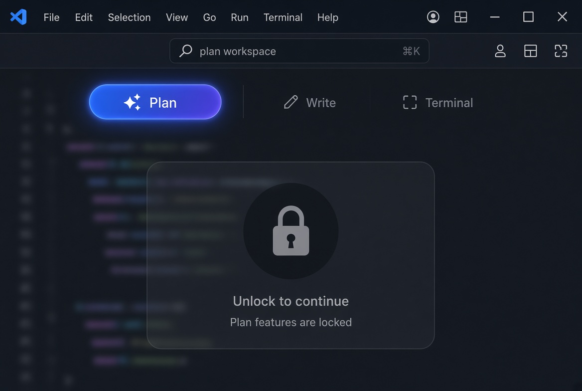 BewusstKi's tweet photo. ALEX Control Layer just hit 0.11.0.

Four practical upgrades for safer, more reliable AI coding agents in VS Code:

• Stall Detection – stops the agent when it keeps calling the same tool with identical input
• Symbol search via LSP (find_symbol / find_definition / find_references) – precise instead of pure text grep
• Real Plan Mode – structural lock: write & execute tools are removed from the schema entirely
• Cost Escalation – cheaper model explores, selected model takes over only when writing or executing
121/121 tests green. Built & installed.
MCP client still open.
#VSCode #AICoding #Agent #OpenSource4o https://t.co/H92BemYGGC