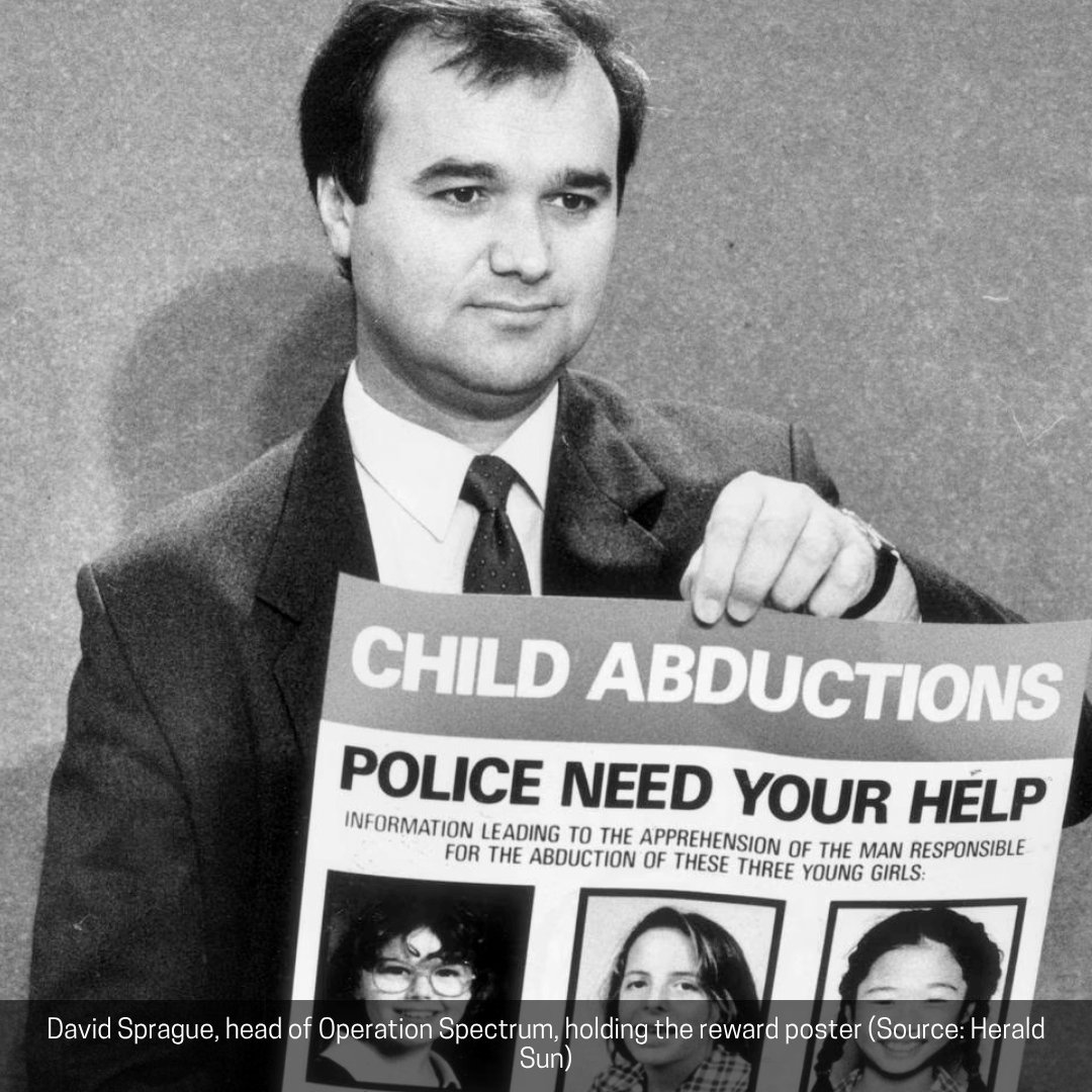 case_file's tweet photo. 9. A letter to Karmein from Karmein’s sister, Karen 
10. David Sprague, head of Operation Spectrum, holding the reward poster https://t.co/Lxv3wBDTC5