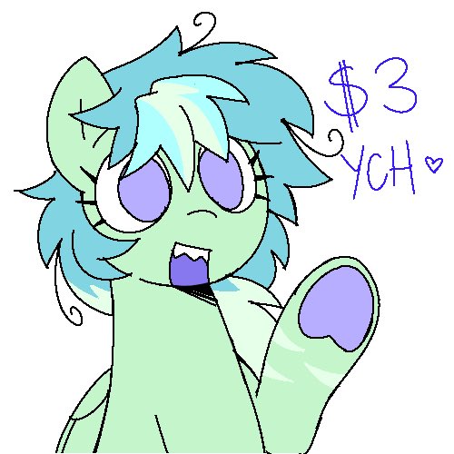 swirlystepz's tweet photo. doin tiny hoof wave YCHs for 3 bits… if anypony’s interested x)
c4shapp or v3nmo preferred!!! #mlp #ych https://t.co/QAgFwgV5iu