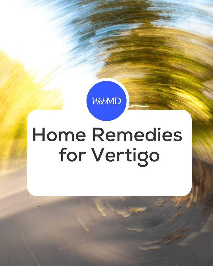WebMD's tweet photo. If you've experienced vertigo, you know that the dizziness can limit your activities and make you feel sick. Here are some simple maneuvers you can do at home that might bring relief: https://t.co/soW4umkW1d https://t.co/FgQZ9gRyKO