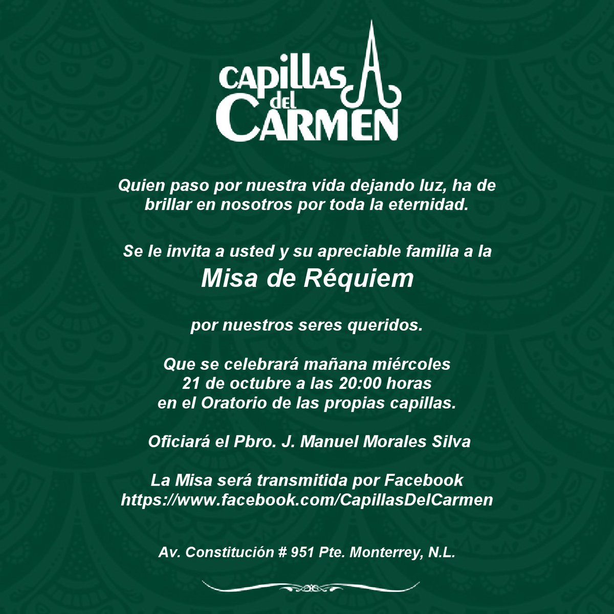 CapillasCarmen's tweet photo. #CapillasdelCarmen https://t.co/9dUPMnQ8Y9