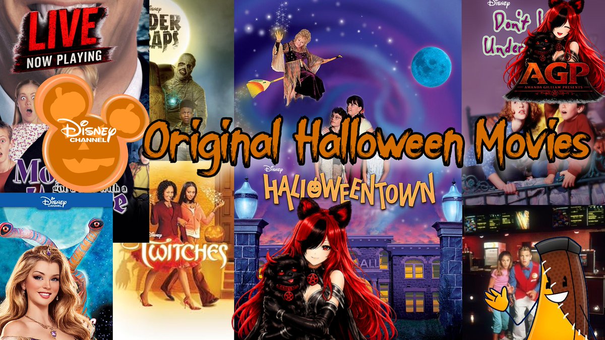AmandaGPresents's tweet photo. I will be live at 7pm EST on #YouTube with @StephyAlysse &amp; @dadmanwalking55 
talking about #disney channel Original #Halloween movies #spooktober 

https://t.co/SYCdZctPmg 

#smallstreamer #halloweenmovies https://t.co/CuaJRZXK74