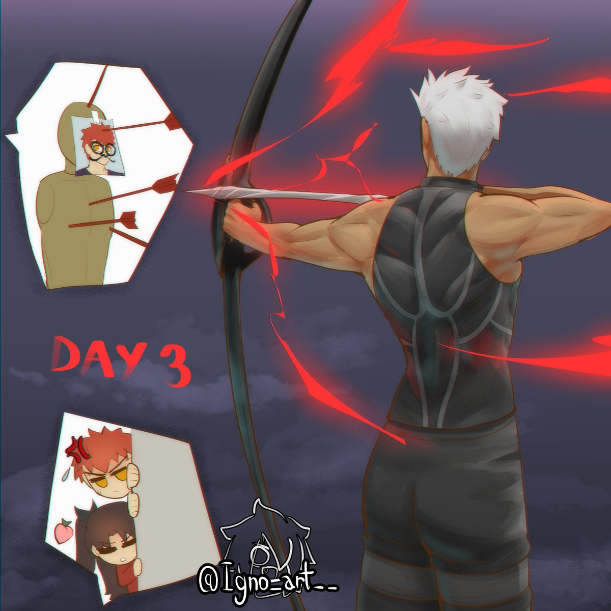 Igno_art__'s tweet photo. some old silly shirou drawing reposts while #ShirouDay is still on! https://t.co/6O6cHF5x4C