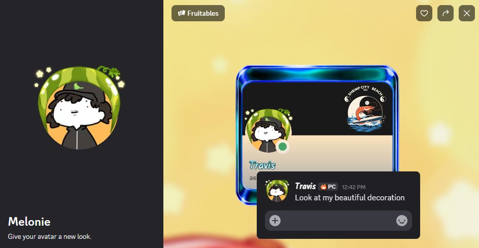 discord's tweet photo. this is one of our worst selling avatar decorations of all time
whats wrong with it why do you guys hate it https://t.co/1FK6iD36ju