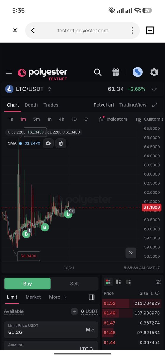callmenemv's tweet photo. @polyester Trade Litecoin🥳 https://t.co/xTvEJGJR0L