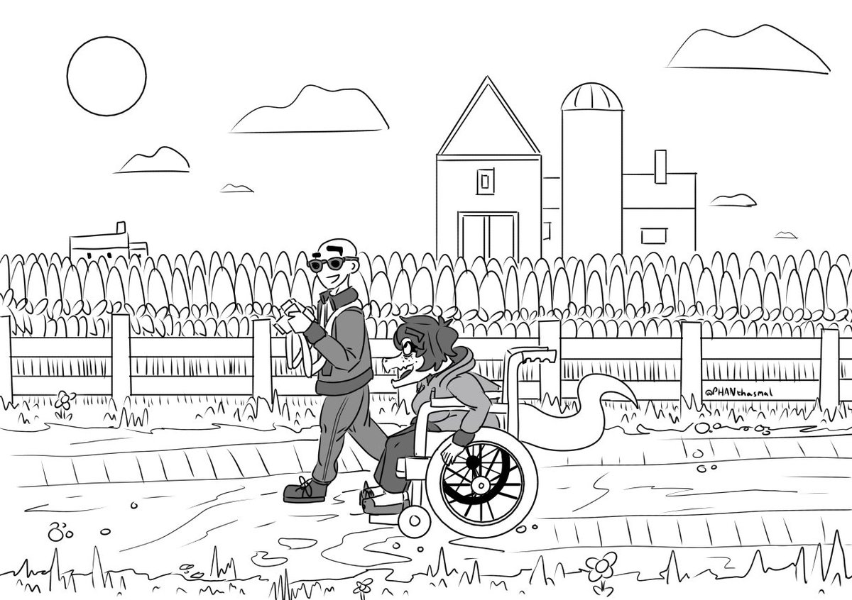 PHANthasmal's tweet photo. For Opposites, Olivia is a coastal girl while Inco is from the Mid-west, so I have them walking through there for a change
Day 20 - Opposites
#Snoottober #SnootGame #Snoottober26 #SnootGameArt #Wani #iwhtg #iwanihugthatgator #Scalie #ScalieArt #Anthro #AnthroArt #hmofa https://t.co/HKDRM3Yod4