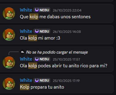 TinxDgr97_L's tweet photo. White edater puto @WhiteXD_nose https://t.co/PSNBY2k3VL