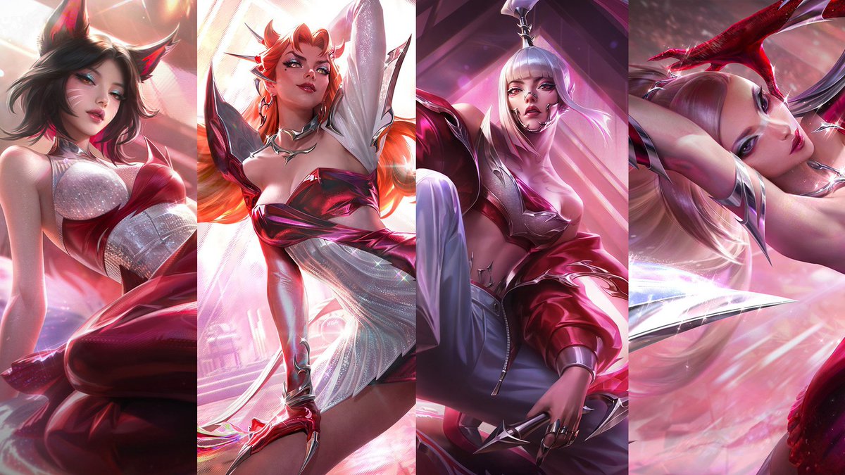 Tealzlol's tweet photo. Chegou a hora que a galera desse site gosta!🎸

🎤10 SKINS K/DA HEATBRINGER PRA VOCÊS 🎤

• ☑️Responda o tweet escolhendo uma das 4 skins.
•  🇧🇷 Apenas para Jogadores Brasileiros.
• 💖Apenas para o jogo Wild Rift.

🕚Resultado 26/10 às 22h AO VIVO na minha Twitch! https://t.co/GkVj2q62jH