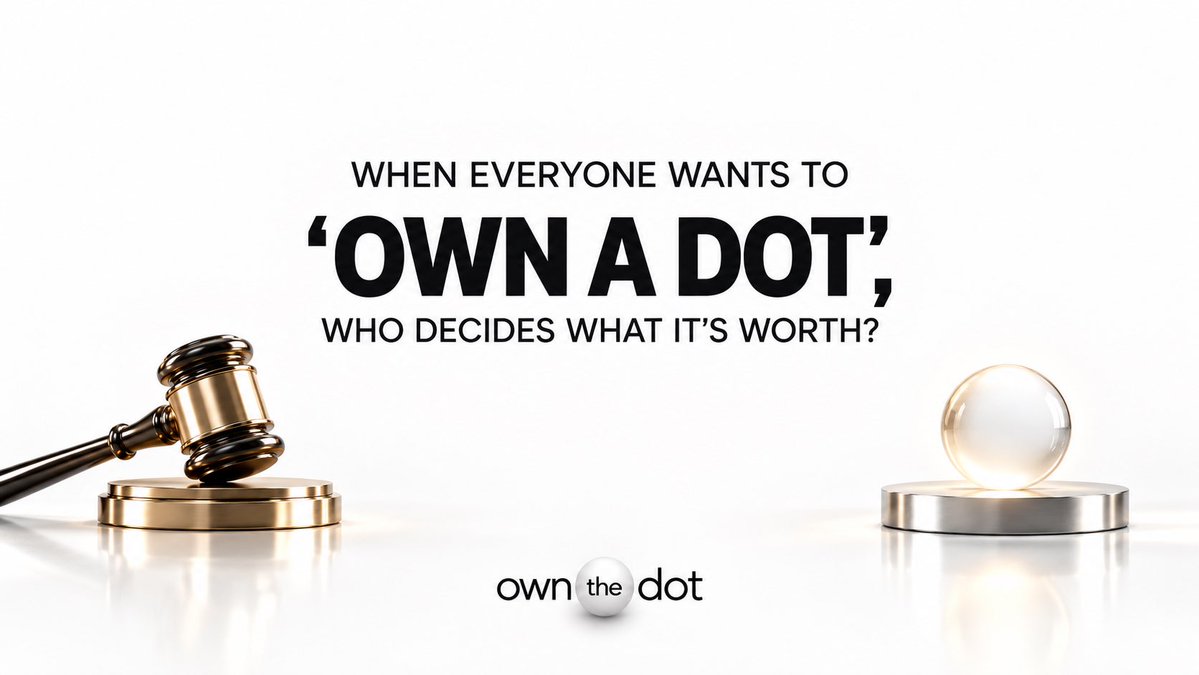 OwnTheDot's tweet photo. When Everyone Wants to ‘Own a Dot’, 
Who Decides What It’s Worth?
Who decides what a dot is worth? 

An Own The Dot perspective on the cost of permission, independent naming and Handshake.

https://t.co/yD6Q6O29O5 

#OwnTheDot #OwnADot #HNS https://t.co/oCuFw4lvbN