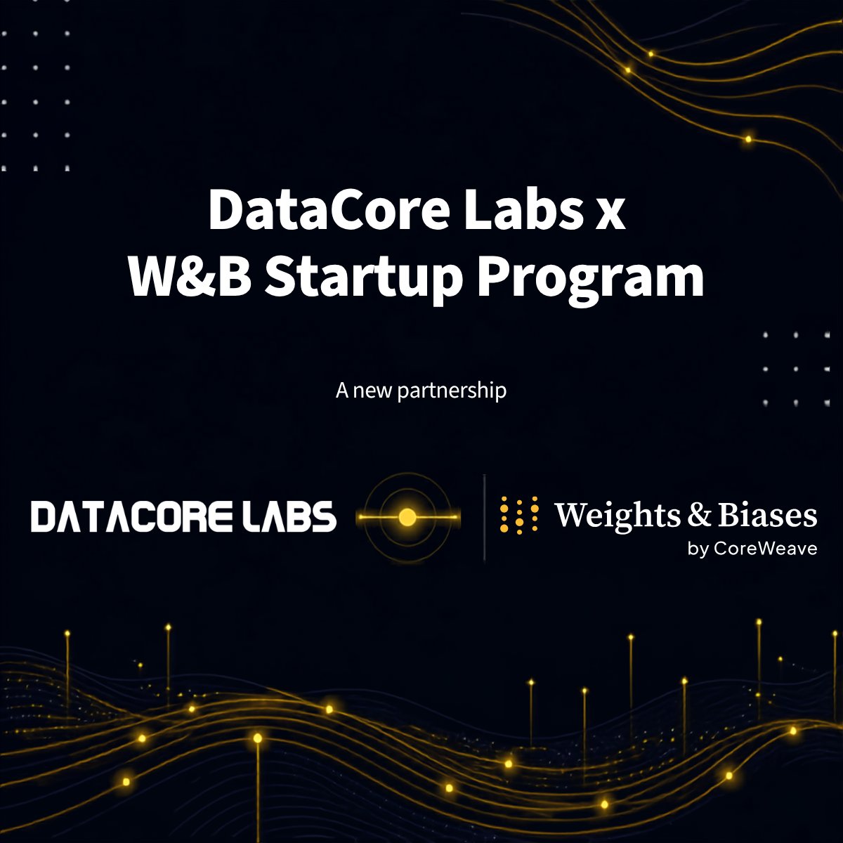 DataCoreLabsAI's tweet photo. DataCore Labs has joined the Weights & Biases Startup Program, part of CoreWeave.

Our multi-agent AI system relies on constant experimentation: testing, tracking and refining how our agents make decisions. W&B’s tools will help us monitor and improve our models faster and with more rigour.

Thank you @wandb and @CoreWeave