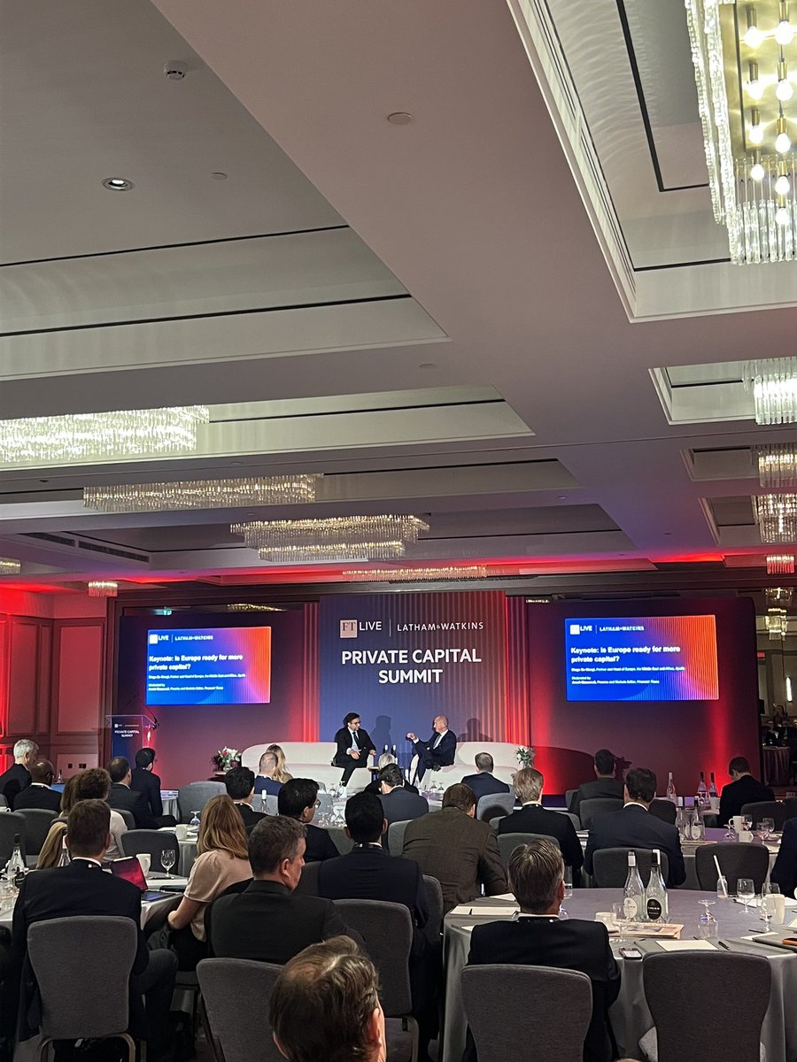 Laceyuk20's tweet photo. Attending the Financial Times Private Capital Summit
Co-hosted by the Financial Times and Latham &amp; Watkins, this summit focuses on topics such as capital allocation, AI，private equity, private credit, and emerging investment opportunities.#FinancialTimes #PrivateCapital https://t.co/DZGH6zrCgP