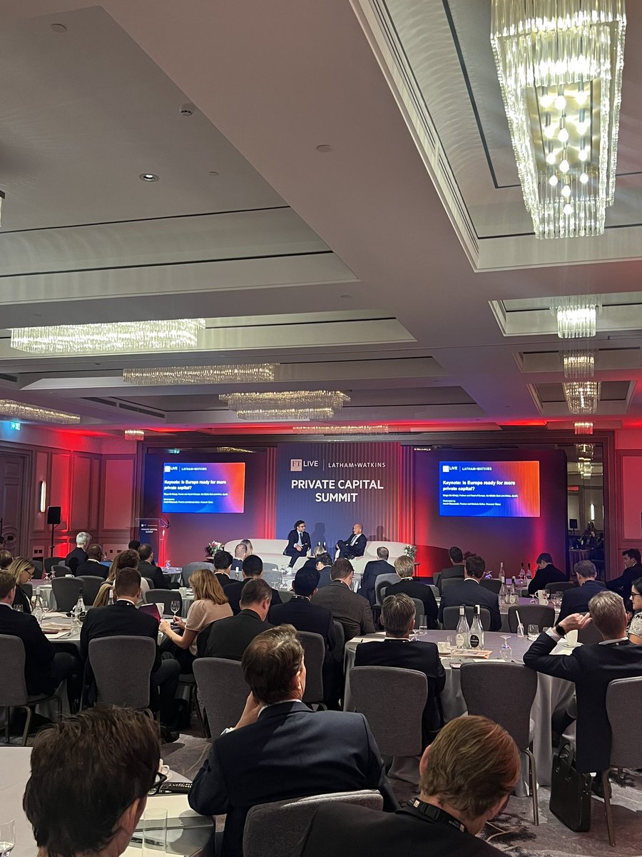 Laceyuk20's tweet photo. Attending the Financial Times Private Capital Summit
Co-hosted by the Financial Times and Latham &amp; Watkins, this summit focuses on topics such as capital allocation, AI，private equity, private credit, and emerging investment opportunities.#FinancialTimes #PrivateCapital https://t.co/DZGH6zrCgP