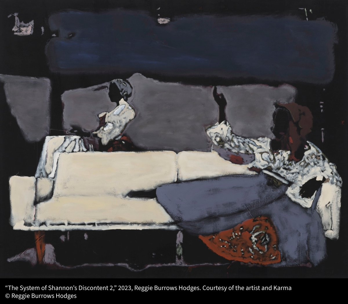 GettyMuseum's tweet photo. Today, three interconnected exhibitions featuring new works by contemporary painter Reggie Burrows Hodges open at the Getty Center, @caaminla, and Art + Practice. 

https://t.co/BhwMbRwRWk

Experience some of Hodges's most ambitious work to date in the artist's first solo presentations in Southern California. ⬇️