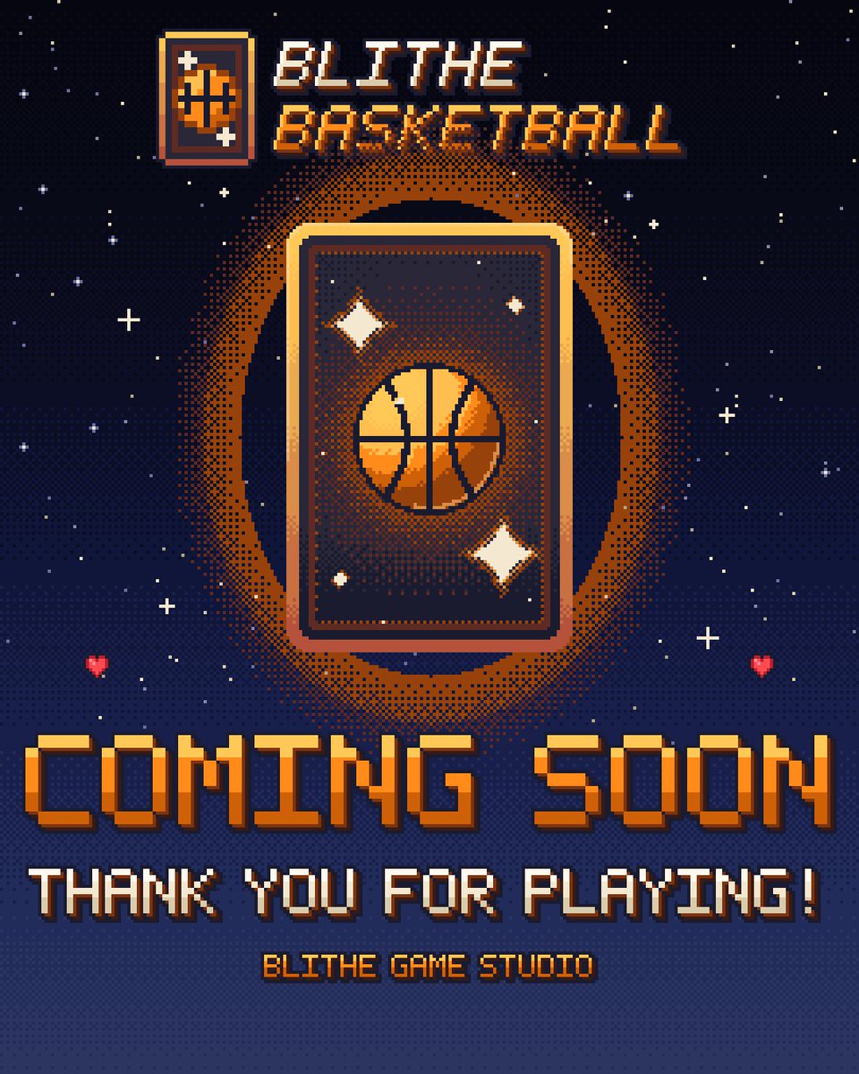 blithegamestud's tweet photo. Huge thank you to every beta tester of Blithe Basketball! 🏀

Your feedback shaped the game. We're now in the final stage of development and release is coming very soon.

Open test is still live: https://t.co/NxyiZfFnuP

 #Indiedev #pixelart #Androidgames #CardGame https://t.co/kofbOx135t