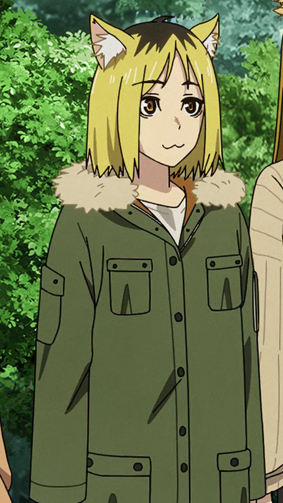 estroRin's tweet photo. I love Yaku's jacket so much it suits her so well https://t.co/9IKfREIqBh