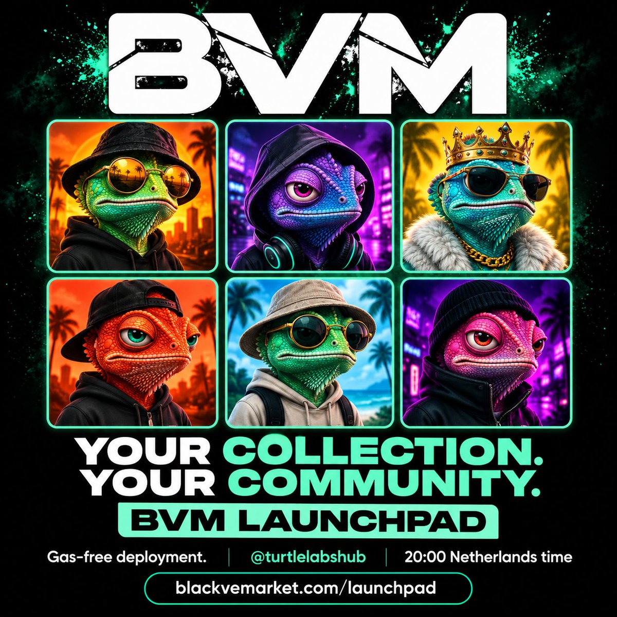 Murtagh300's tweet photo. Thinking about launching your own PFP collection?

The @blackvemarket Launchpad is being built around making that journey easier, from creating your collection to giving collectors a place to mint.

Less technical hassle means more time for artwork, storytelling and community.

What would your dream PFP project look like?