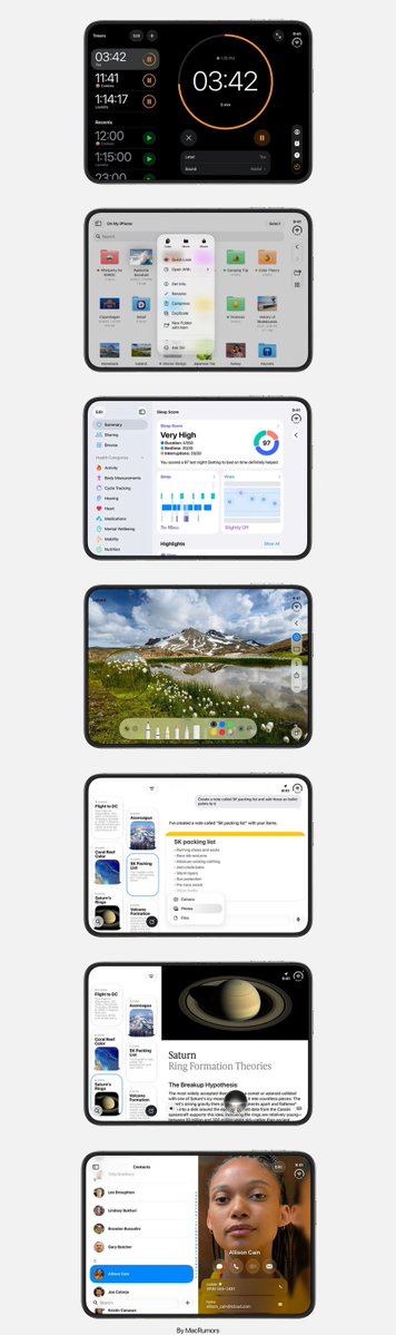 TheAppleDesign's tweet photo. Apps on iPhone Duo looks absolutely stunning 🔥 https://t.co/ruPcADIopF