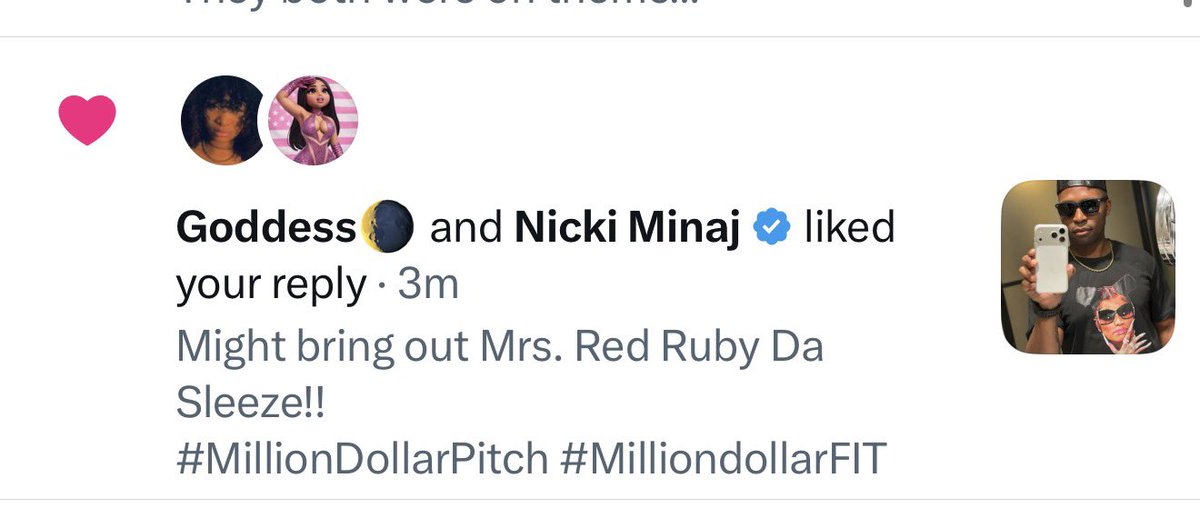 kennethr_04's tweet photo. Hey Queen 🫅 !! @NICKIMINAJ https://t.co/TJrB8ui2BO