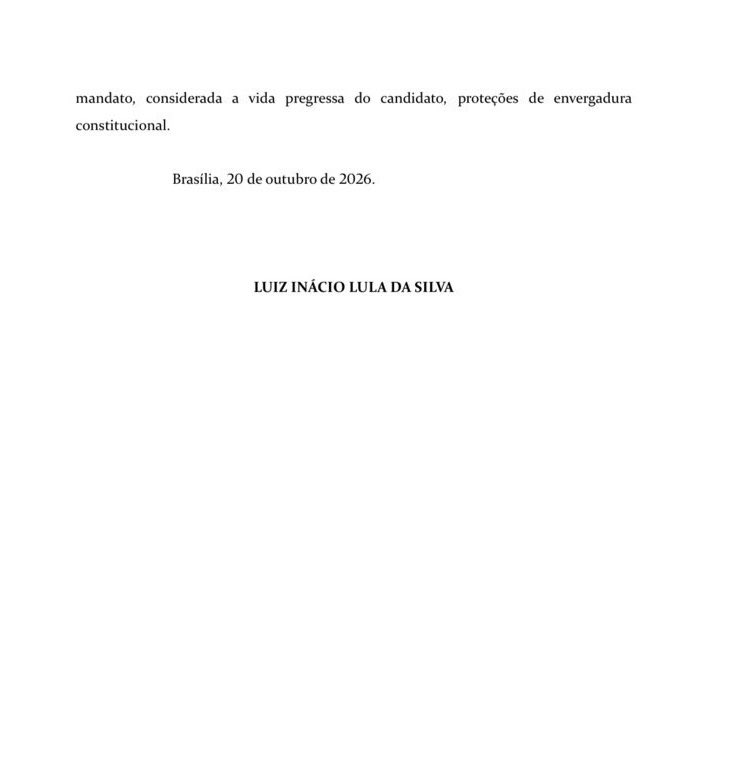updatecharts's tweet photo. 🚨 DESAFIOU! Lula protocola pedido para quebrar os PRÓPRIOS sigilos bancário, fiscal e telefônico, além dos de Janja e dos filhos, caso Flávio Bolsonaro também autorize a quebra dos sigilos dele e de seus familiares. https://t.co/vn8SHTAfCK