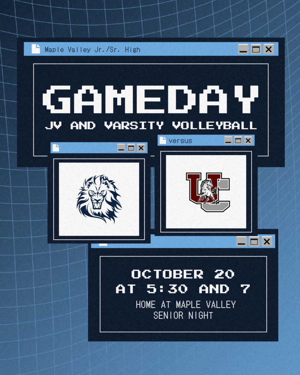 MVSAthletics's tweet photo. The JV and Varsity volleyball teams will host Union City this evening with the JV team starting at 5:30PM and Varsity to follow. This is also Senior night for the girls. GOOD LUCK!!!
#GOLIONS https://t.co/xgkipM0XHW