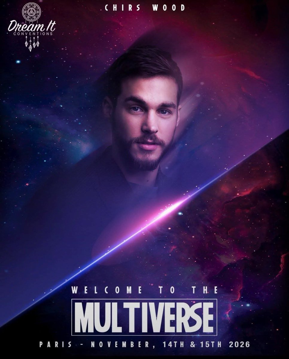 EuroConNet's tweet photo. GUEST ANNOUNCEMENT

#WelcomeToTheMultiverse #WTTM #DreamItConvention #ChrisWood 

14 - 15 November, 2026 
Paris, France

https://t.co/jR4Hi51xTl https://t.co/X6cZsQZfWW