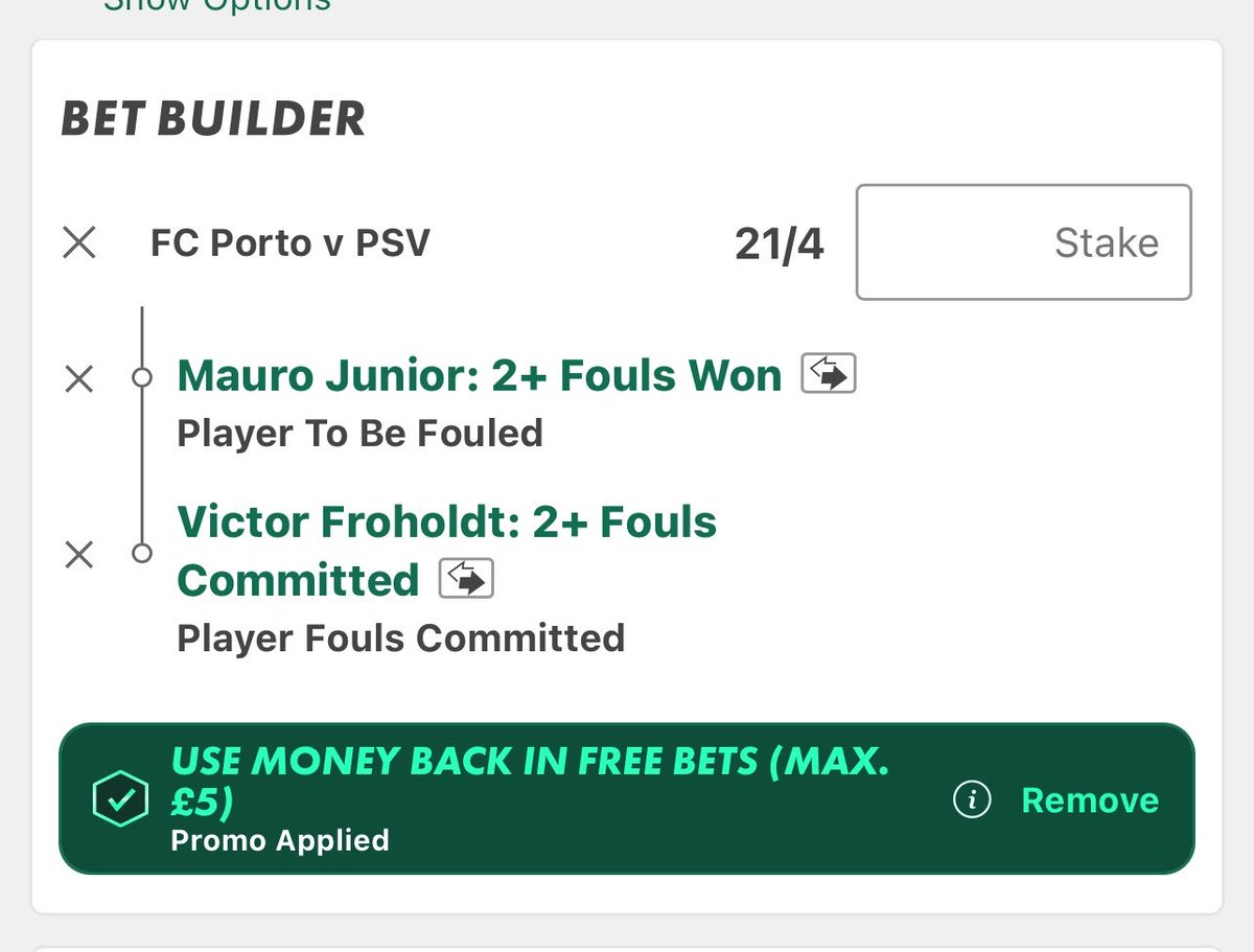 HitRateBets's tweet photo. Porto vs Psv

Froholdt fouls 2,0,2,1,4,2,1,3
Junior fouls won at cm 3,3,3,3,2

1,0.5,0.1 units advised 

📊 @StatsHubCom https://t.co/fcO7yH2JV2