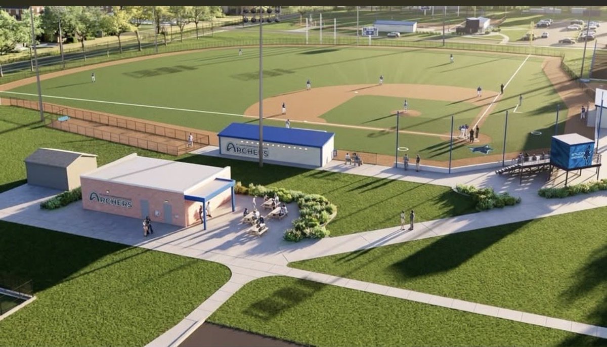 ArchersSTLCC's tweet photo. The future home of Archers Baseball!  Opening up in Spring 2027! https://t.co/QsdAyiYvSx
