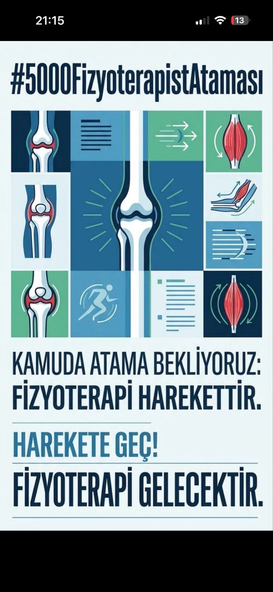 fzyoterapisttt's tweet photo. @saglikbakanligi Emeğimiz yüksek, puanlarımız yüksek ama kontenjanlarımız yok denecek kadar az! Fizyoterapistler olarak sağlık sisteminde hak ettiğimiz değeri ve adil atama sayılarını istiyoruz.
#5000FizyoterapistAtaması @drmemisoglu https://t.co/rixlVP8nxd