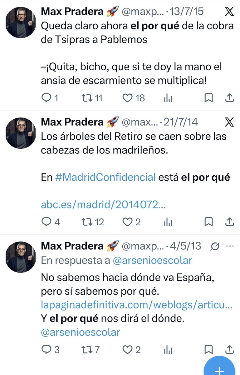Alfonso5river's tweet photo. @maxpradera Quevedo dice. Y tú serías García Márquez. https://t.co/za6zYnorW6
