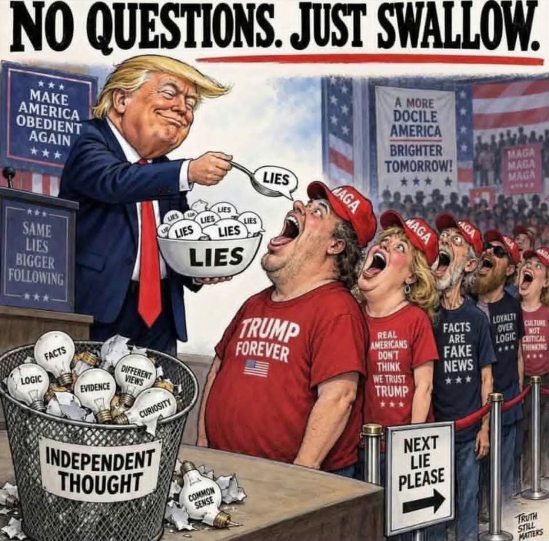 SondraH127's tweet photo. @ChristKing562 @DemocraticWins CNN wasn’t lying… Natalie shows DonOld nothing but FAKE News stories so he still believes that Fairytale Nonsense he constantly vomits out of his mouth, then force feeds to all of his Red Hat Monkeys!! 🫵🏻😹 #Cult45 #StopFascistsinUS #CantFixStupid #DickTraitor #Timeto86Pedo47 https://t.co/rn8y5I21mv