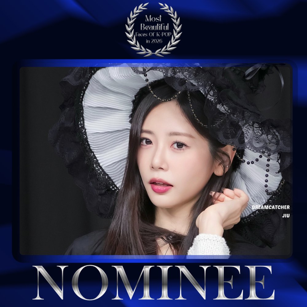 TOP100KPOP's tweet photo. JIU (DREAMCATCHER) is nominated for Most Beautiful Faces of K-POP in 2026.

👉 VOTE: https://t.co/iTq7YeKjeD https://t.co/HJkQ9ofxwF