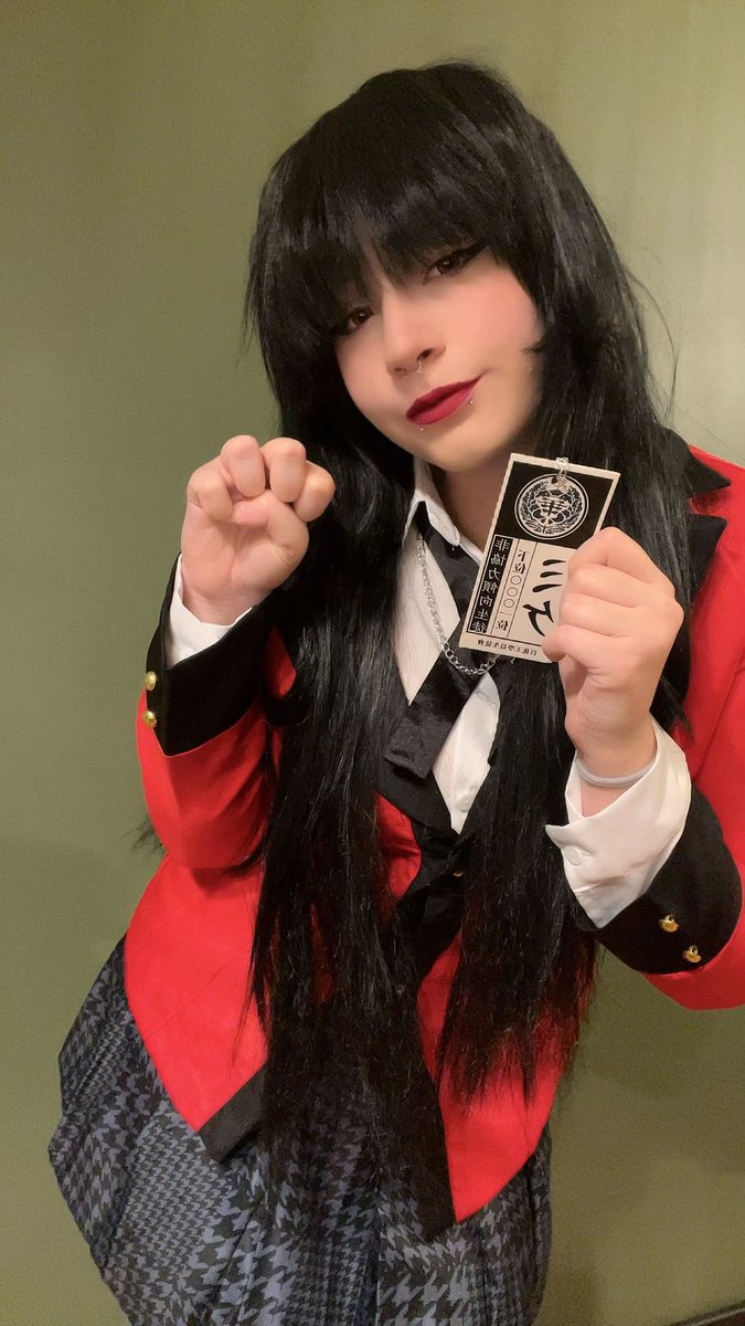 Novacos17's tweet photo. Gonna put all my life savings on red 
#yumekojabami #cosplay #kakegurui https://t.co/FLpnXIAeN2
